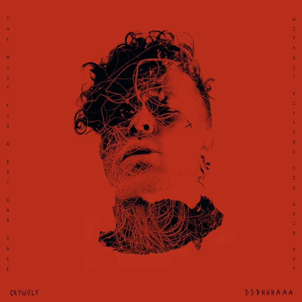 Album cover art for "D D D N N N A A A [the most fun a boy can have without ripping his skin off]" by Crywolf