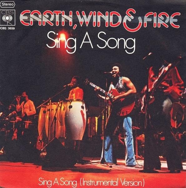 Album cover art for "Sing a Song" by Earth, Wind & Fire
