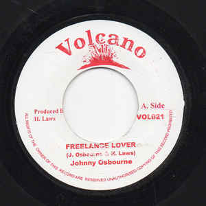 Album cover art for "Freelance Lover" by Johnny Osbourne