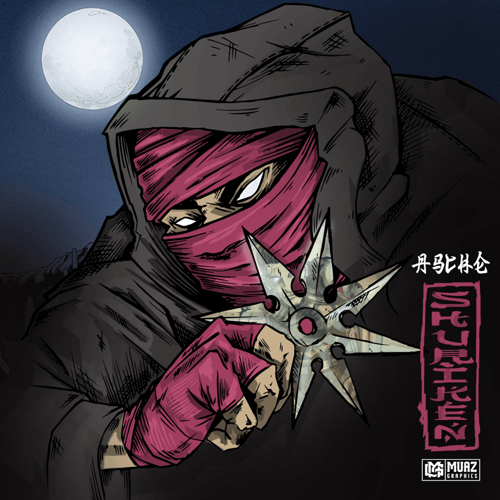 Album cover art for "Shuriken" by Asche & JayTee