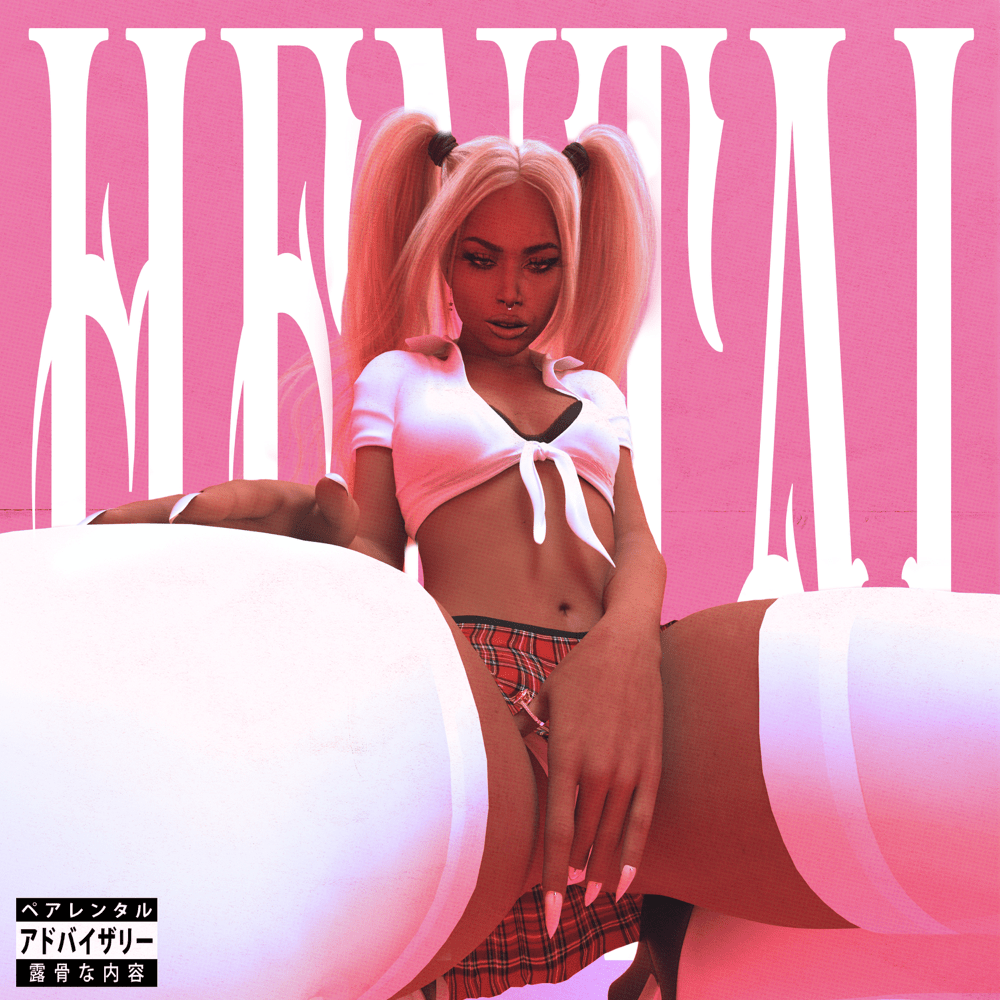 Album cover art for "Hentai" by EBONY