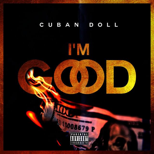 Album cover art for "I’m Good" by Cuban Doll