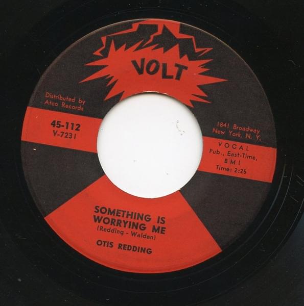 Album cover art for "Something is Worrying Me" by Otis Redding