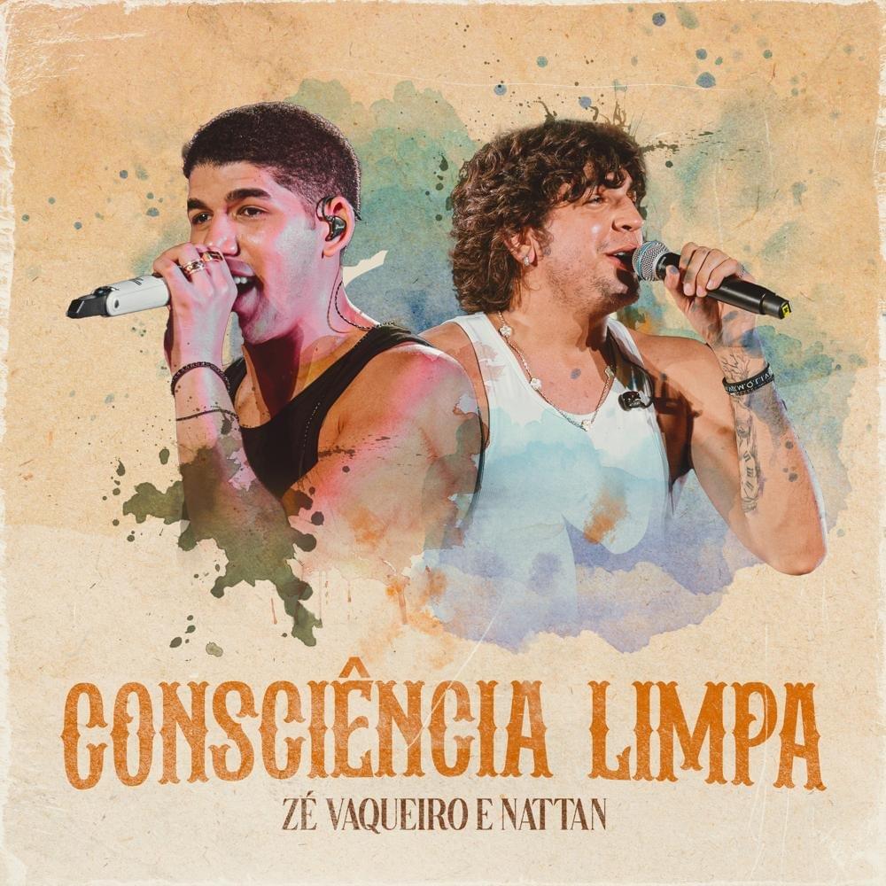 Album cover art for "Consciência Limpa (Ao Vivo)" by Zé Vaqueiro