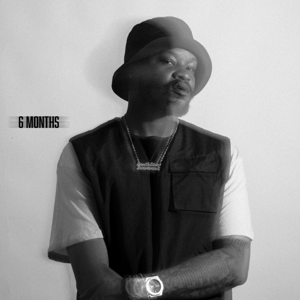 Album cover art for "6 Months" by BJ the Chicago Kid