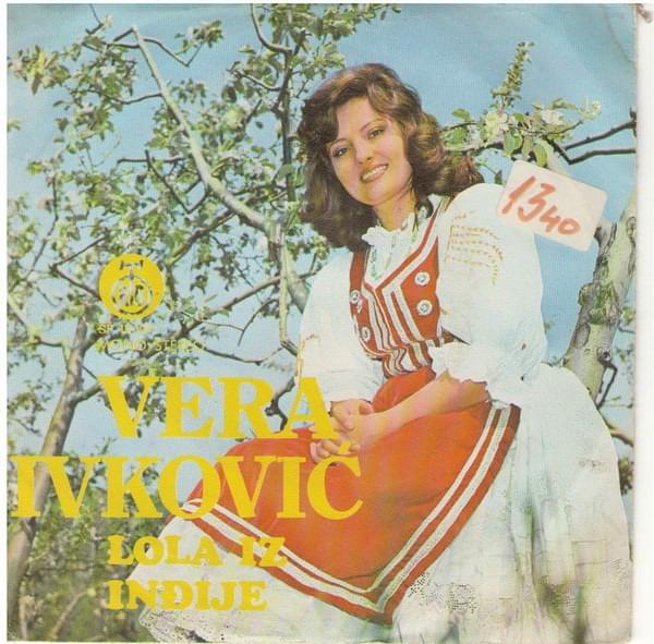 Album cover art for "Lola iz Inđije" by Vera Ivković