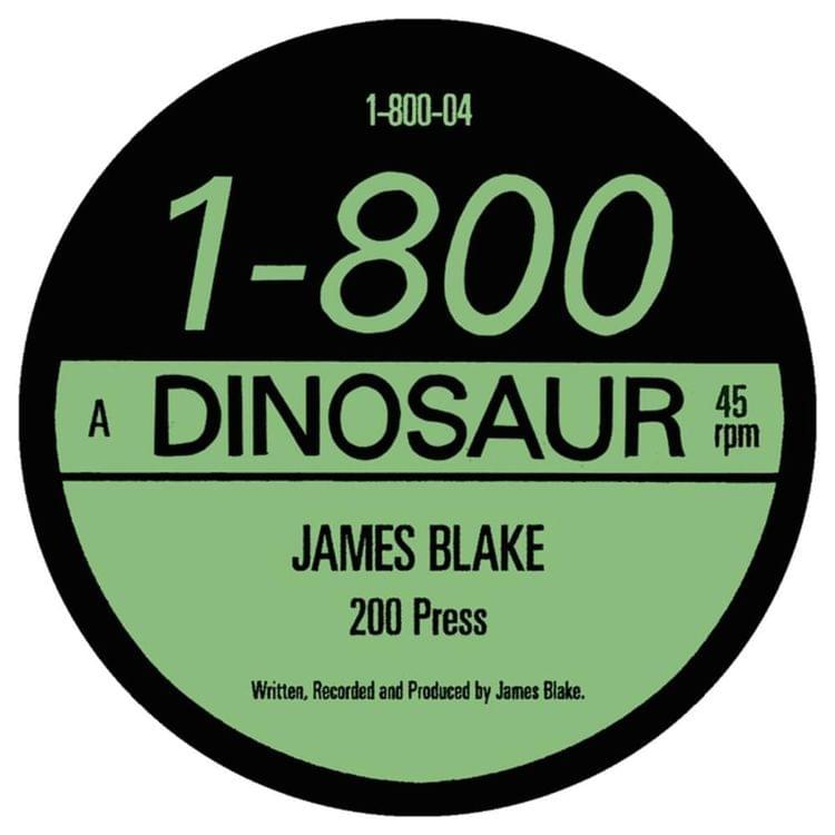 Album cover art for "200 Press" by James Blake