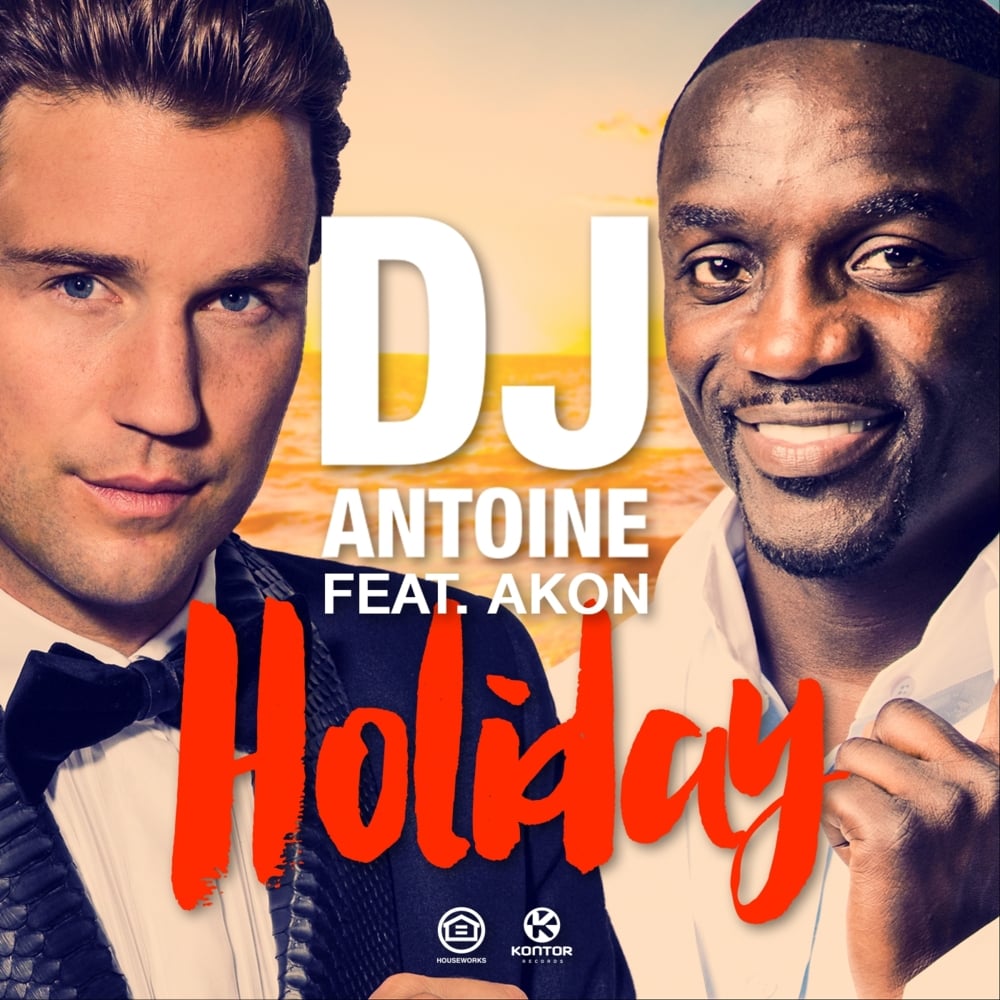 Album cover art for "Holiday" by DJ Antoine & Akon