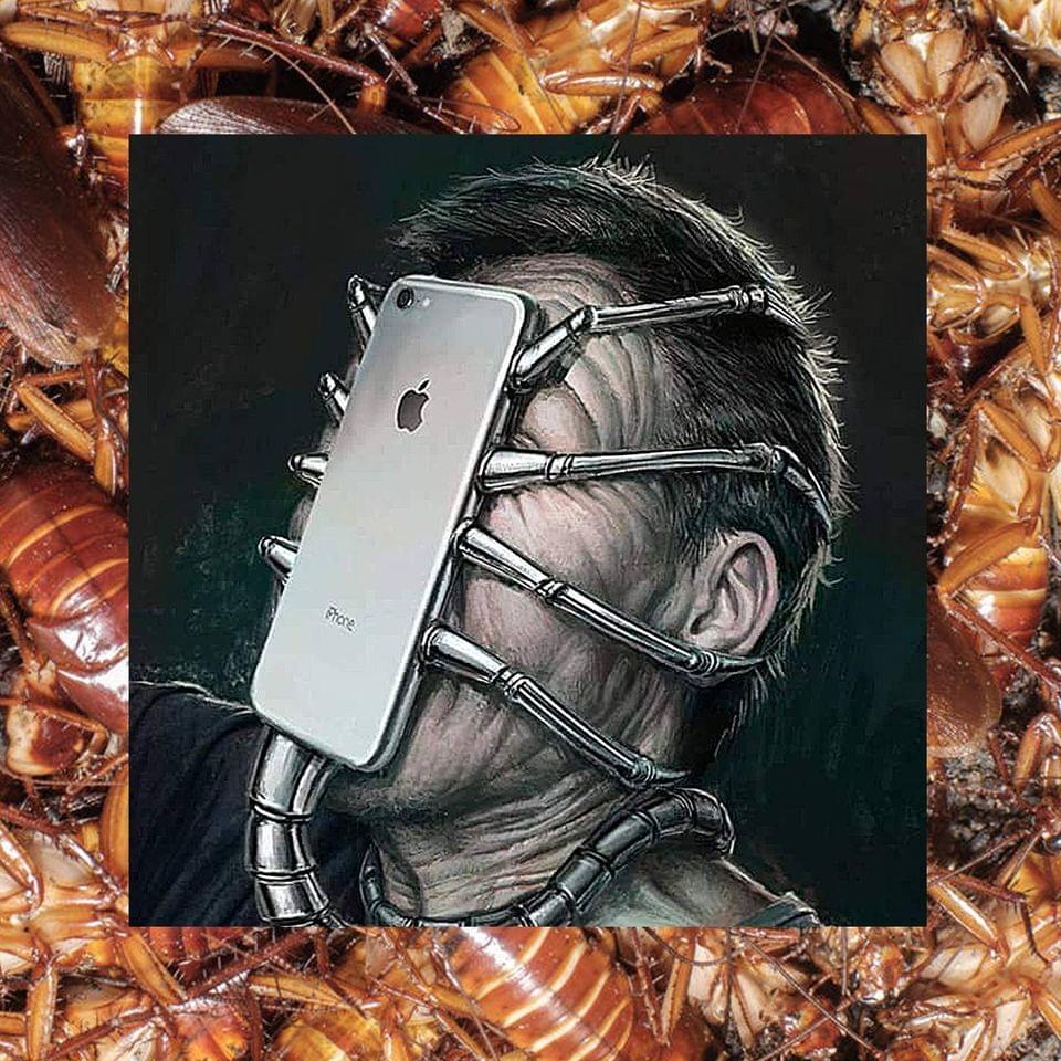 Album cover art for "Millennial Paranoia" by Potted Plant