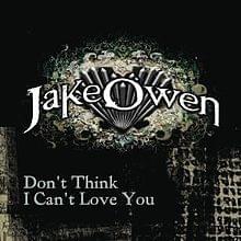 Album cover art for "Don’t Think I Can’t Love You" by Jake Owen