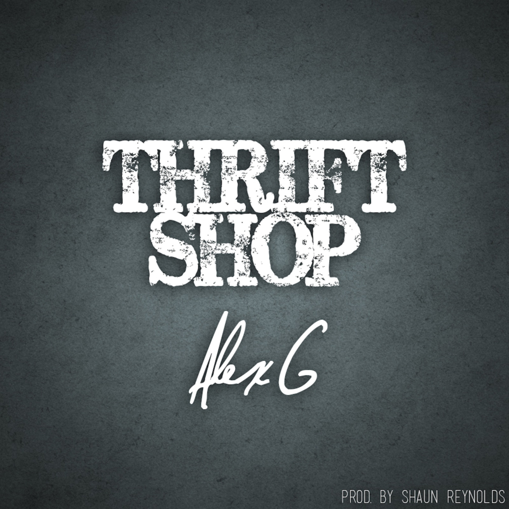 Album cover art for "Thrift Shop" by Alex Blue