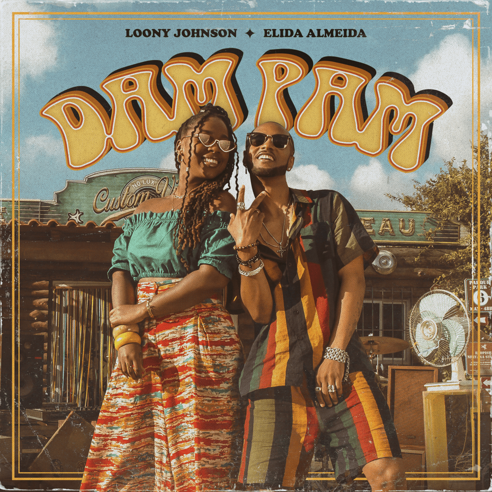 Album cover art for "Dam Pam" by Loony Johnson