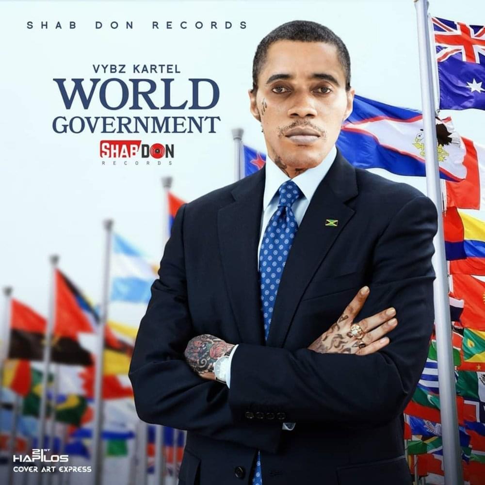 Album cover art for "World Government" by Vybz Kartel