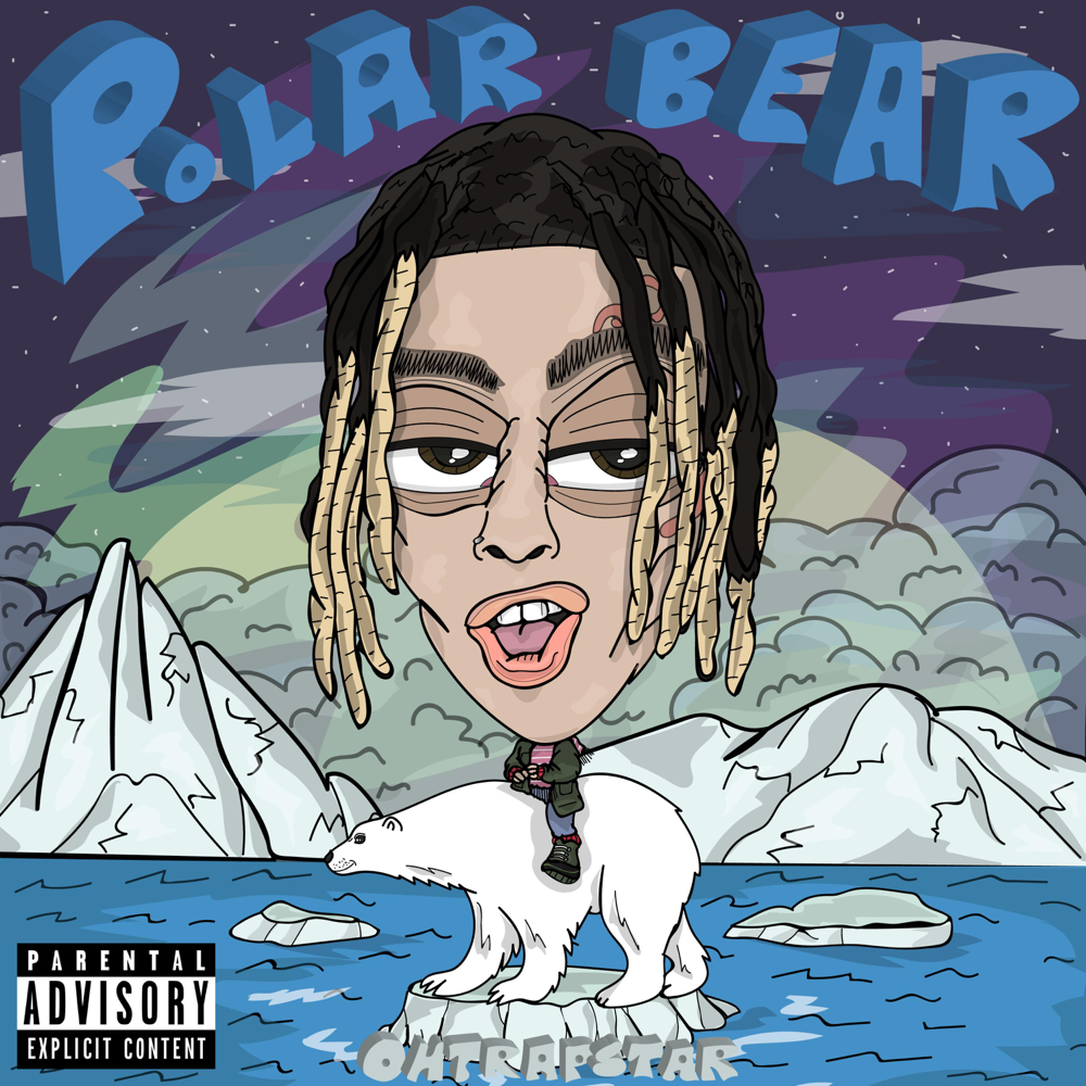 Album cover art for "Polar Bear" by ohtrapstar
