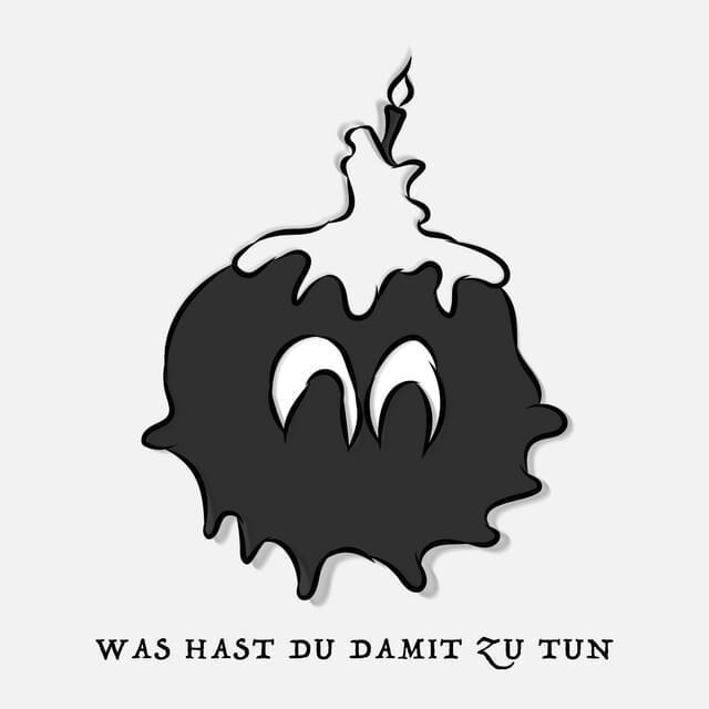 Album cover art for "WAS HAST DU DAMIT ZU TUN?" by Haiyti