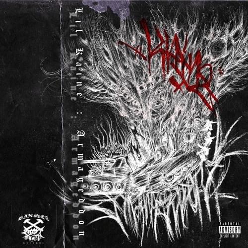 Album cover art for "Armageddon" by Lil Kaine