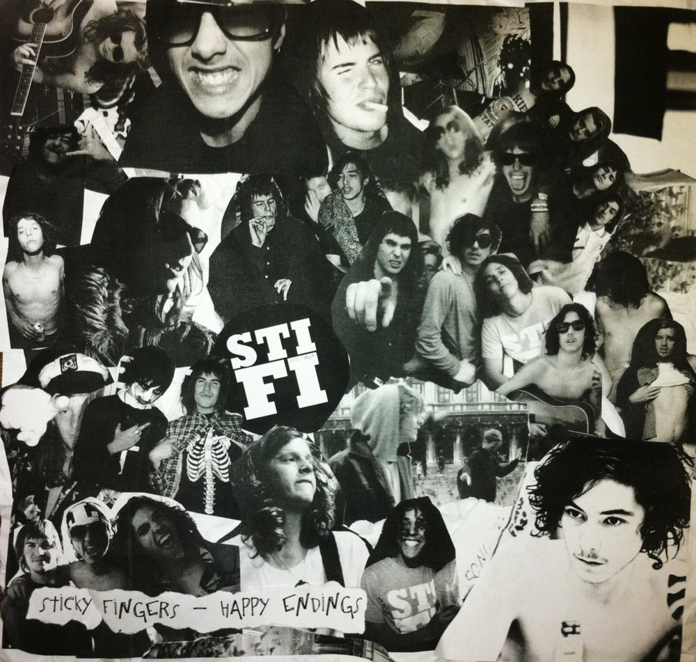 Album cover art for "Freaking Out" by Sticky Fingers