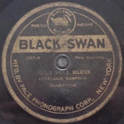 Album cover art for "Jelly Roll Blues (Black Swan 2060)" by Excelsior Quartette
