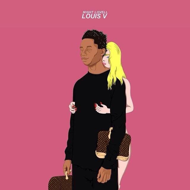Album cover art for "Louis V" by Night Lovell