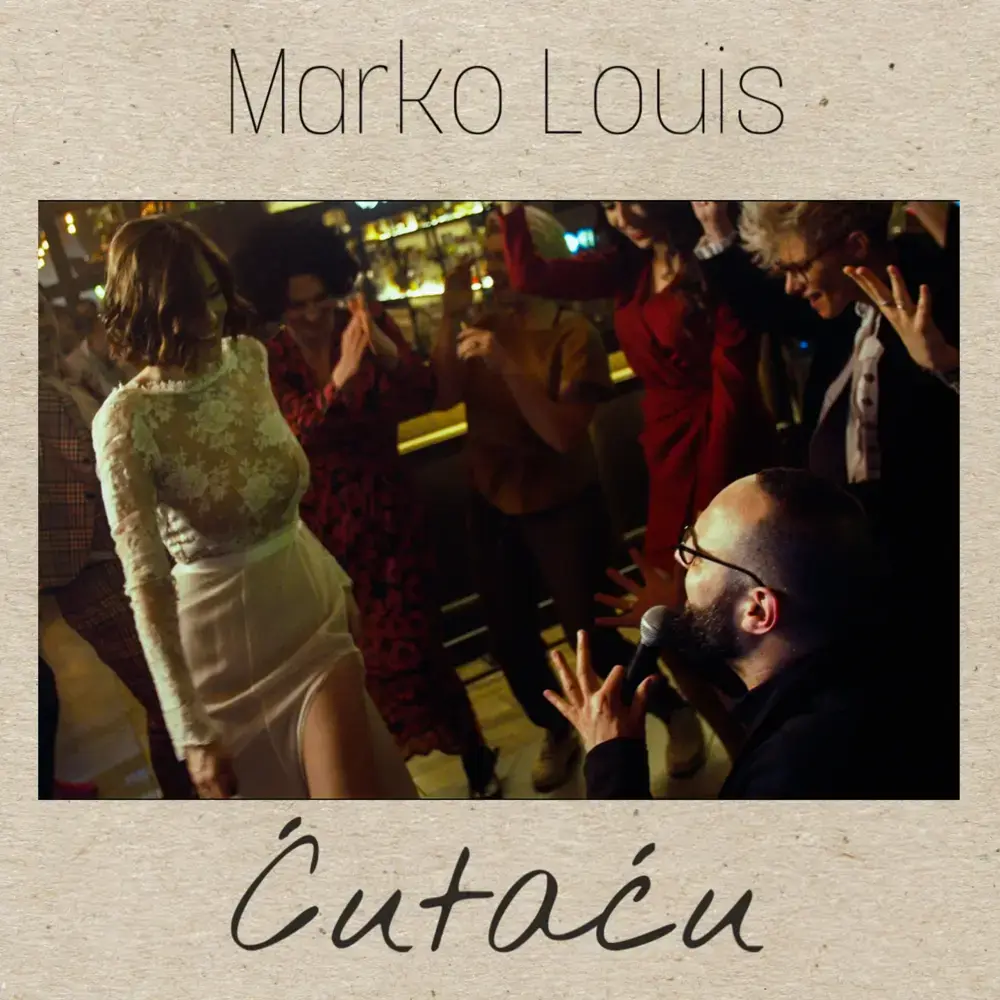 Album cover art for "Ćutaću" by Marko Louis