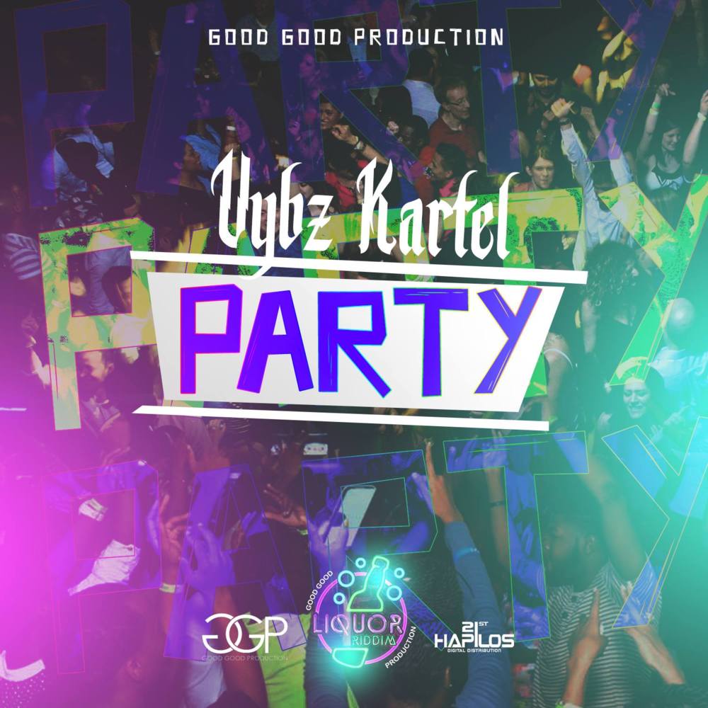 Album cover art for "Party" by Vybz Kartel