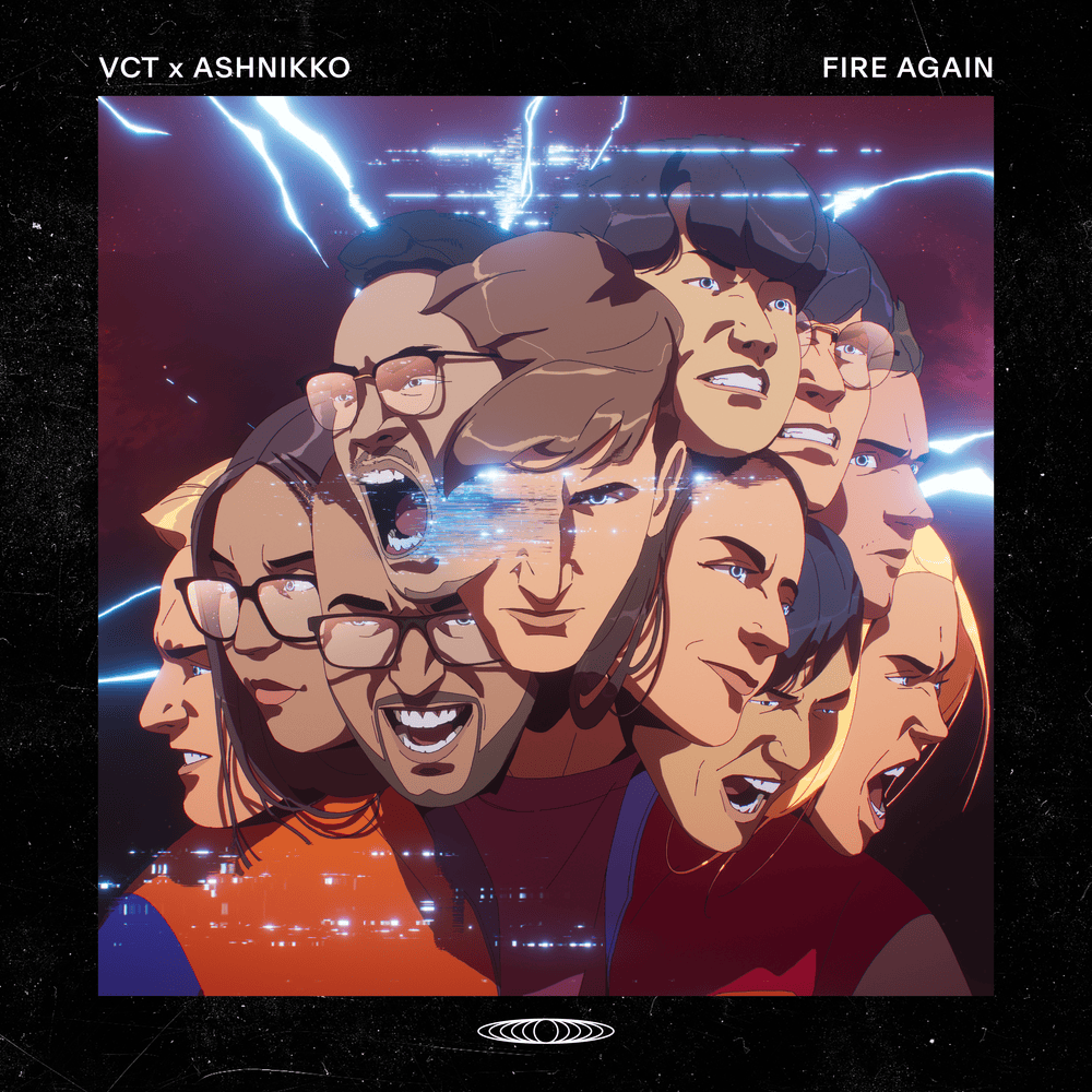Album cover art for "Fire Again" by VALORANT & Ashnikko