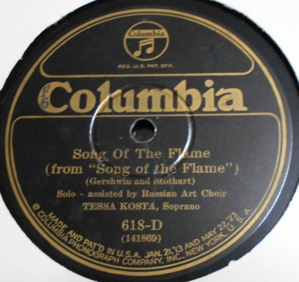 Album cover art for "Song of the Flame" by Tessa Kosta & Russian Art Choir