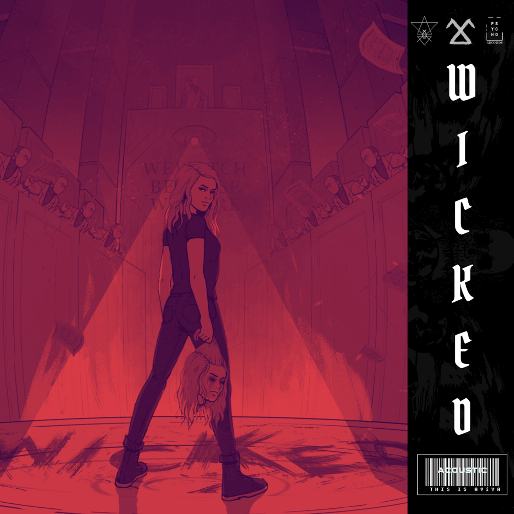 Album cover art for "WICKED (Acoustic)" by AViVA