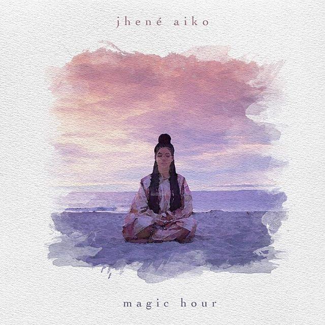 Album cover art for "Magic Hour" by Jhené Aiko