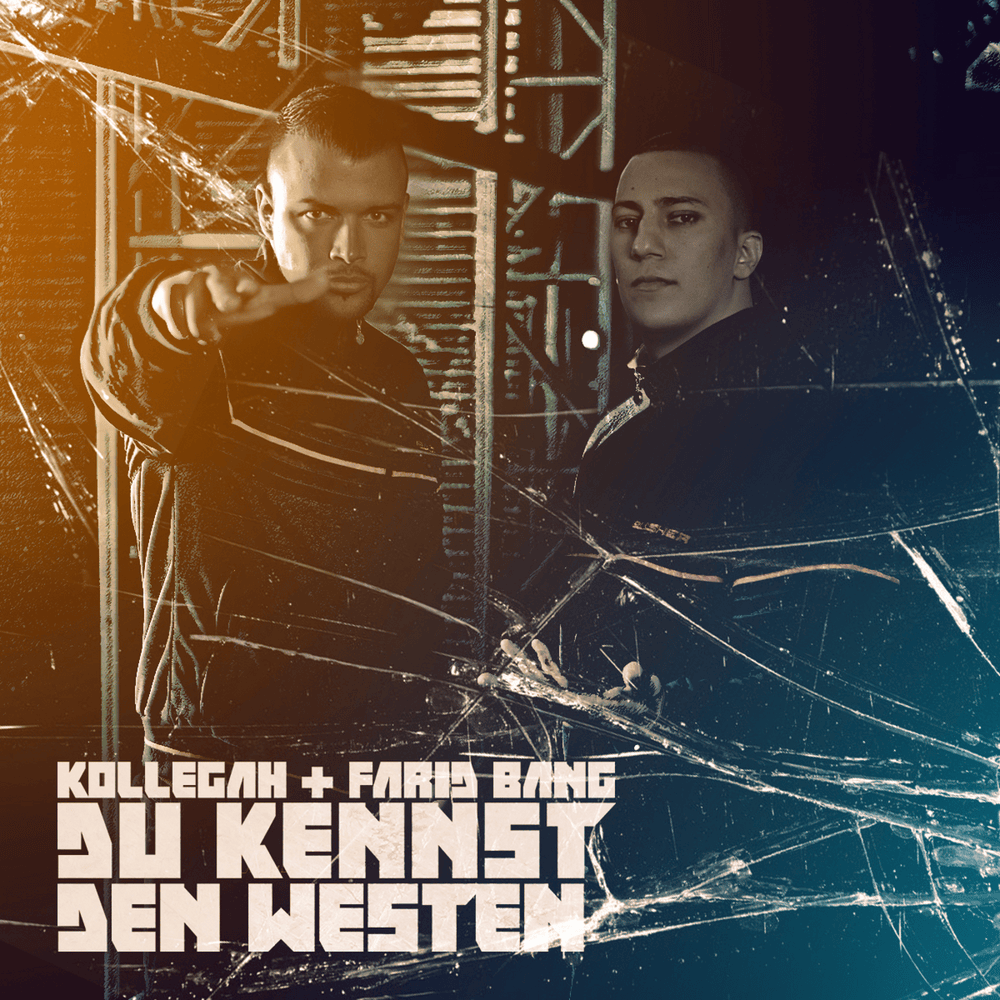 Album cover art for "Du kennst den Westen" by Kollegah