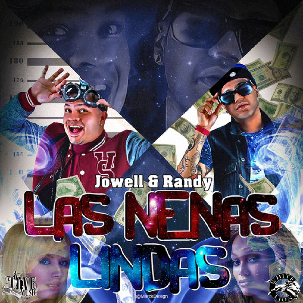 Album cover art for "Las Nenas Lindas" by Jowell & Randy