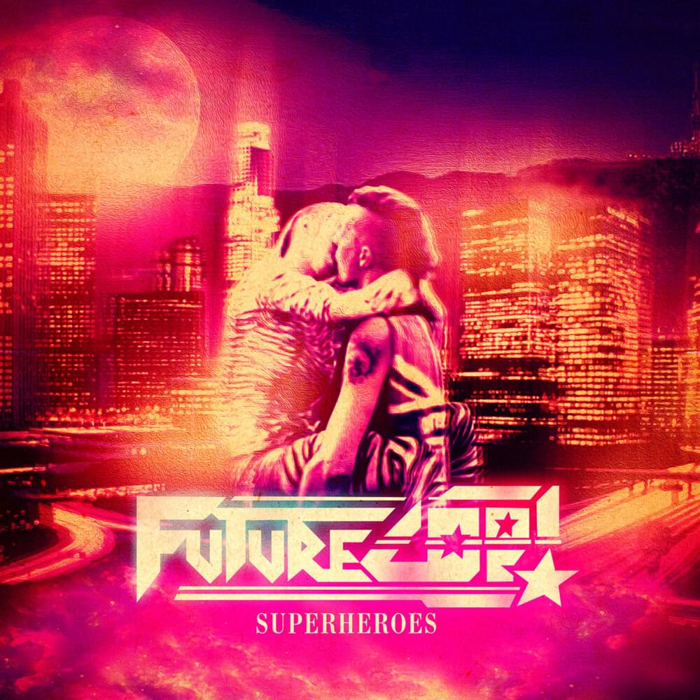 Album cover art for "Superheroes" by Futurecop! & Kristine