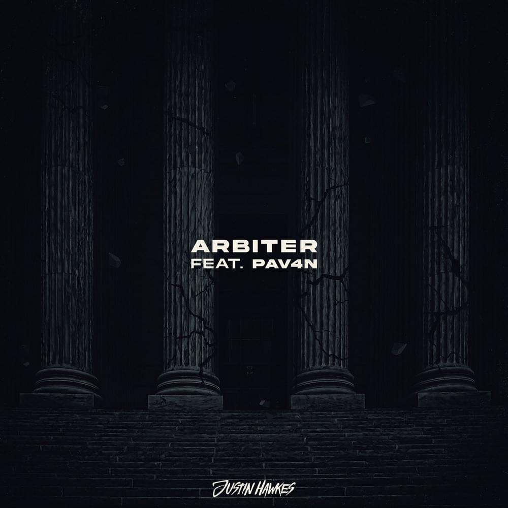 Album cover art for "Arbiter" by Justin Hawkes & PAV4N