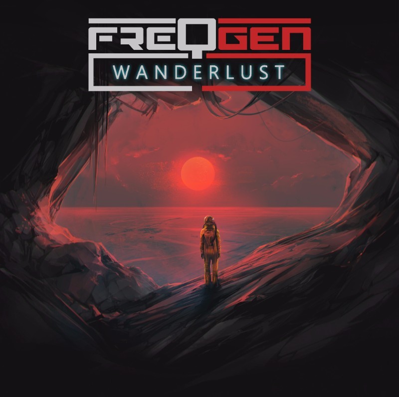 Album cover art for "Wanderlust" by FreqGen