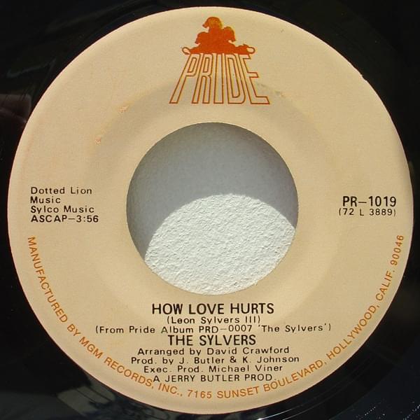 Album cover art for "How Love Hurts" by The Sylvers