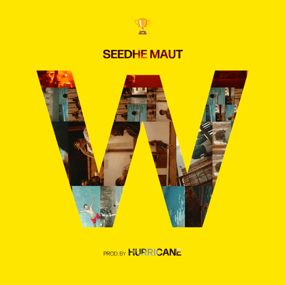 Album cover art for "W" by Seedhe Maut