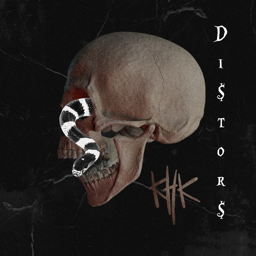 Album cover art for "Distors" by Killa Fonic