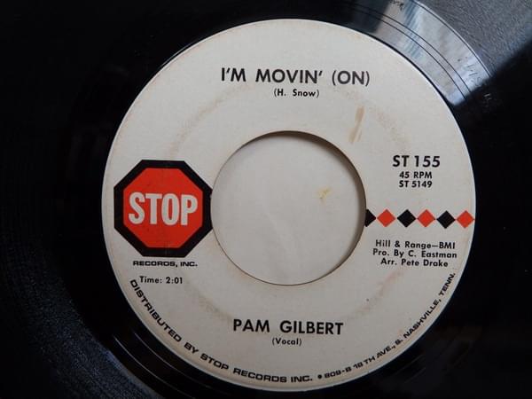 Album cover art for "I’m Movin’ On" by Pam Gilbert