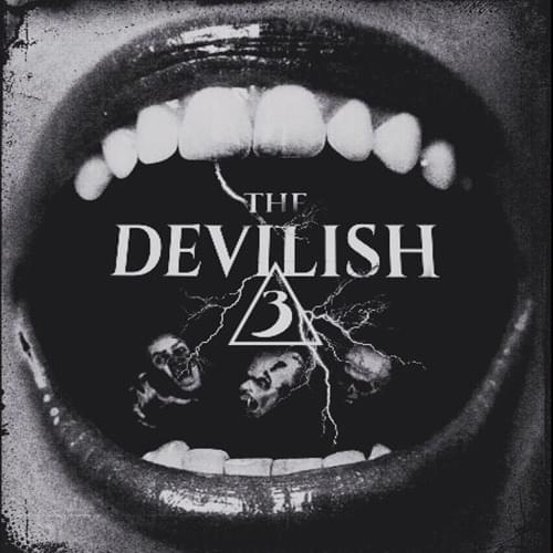 Album cover art for "DYING TO LIVE" by DEVILISH TRIO