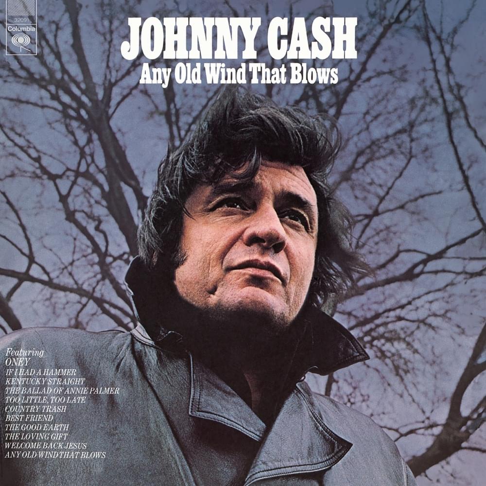 Album cover art for "Oney" by Johnny Cash