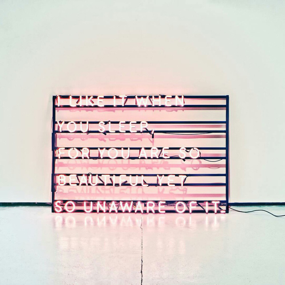 Album cover art for "I like it when you sleep, for you are so beautiful yet so unaware of it" by The 1975