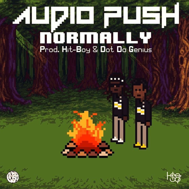 Album cover art for "Normally" by Audio Push