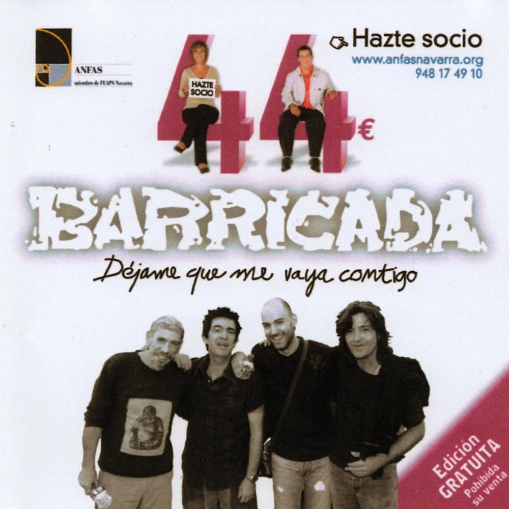 Album cover art for "Déjame que me vaya contigo" by Barricada