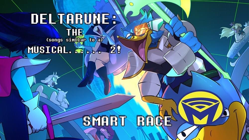 Album cover art for "Smart Race" by Man on the Internet & Alexander Rybitski
