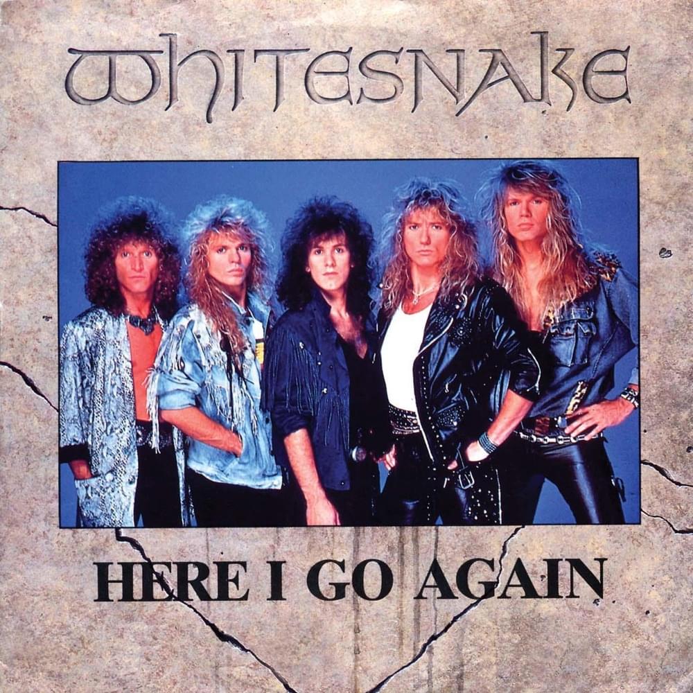 Album cover art for "Here I Go Again ’87" by Whitesnake