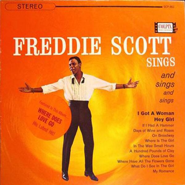 Album cover art for "Hey Girl" by Freddie Scott