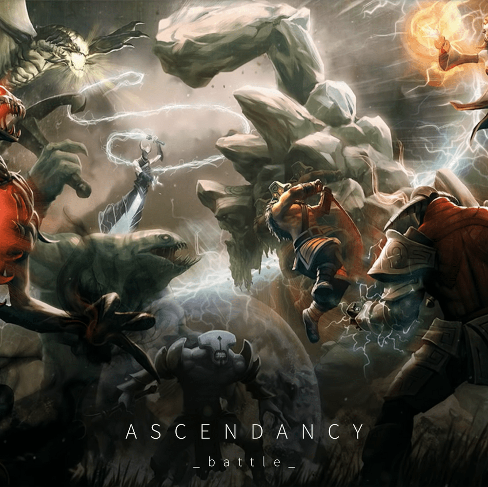 Album cover art for "Ascendancy" by TheFatRat