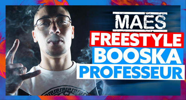 Album cover art for "Booska Professeur" by Maes