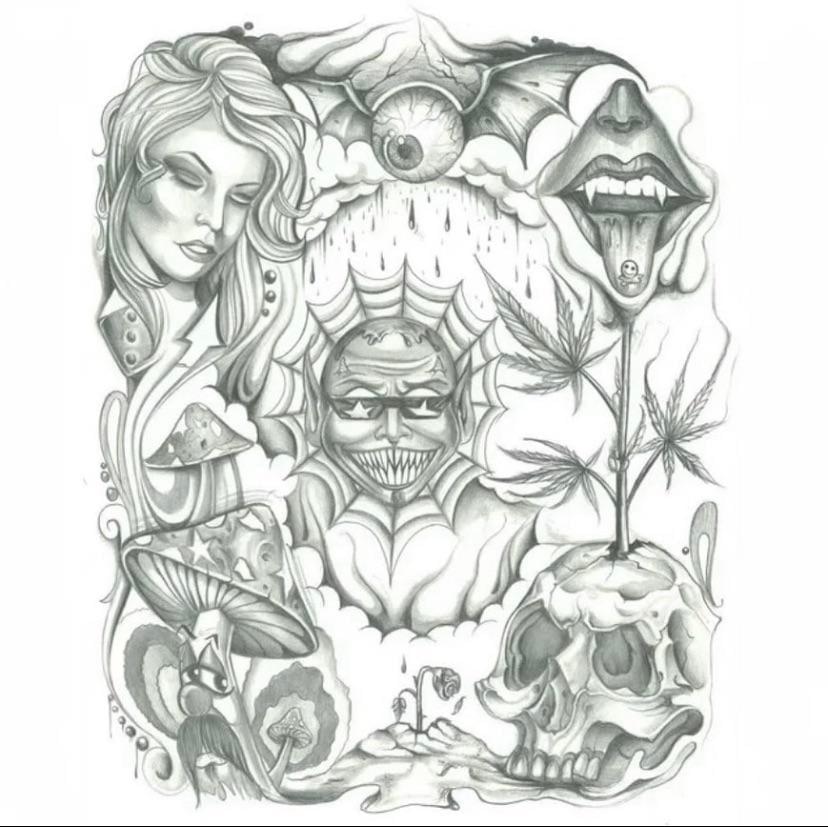 Album cover art for "The Other End" by Ricky Hil