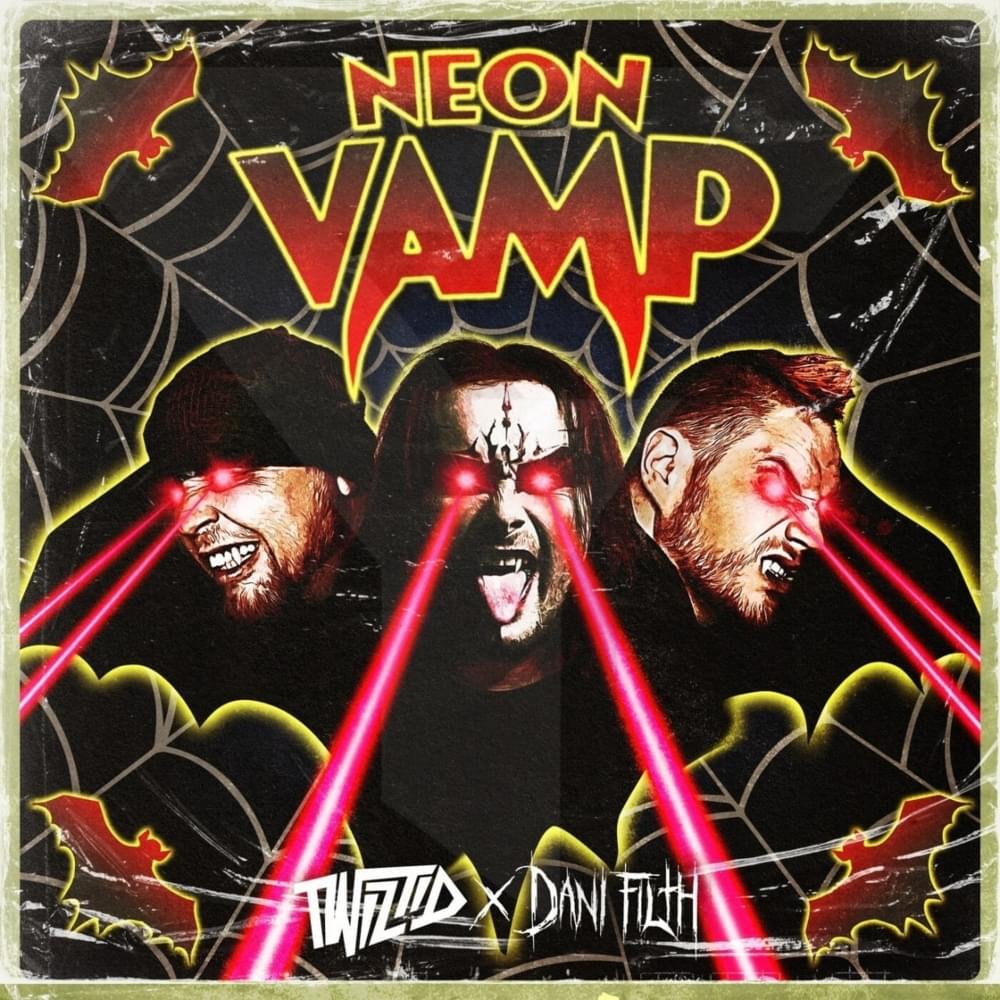 Album cover art for "Neon Vamp" by Twiztid & Dani Filth